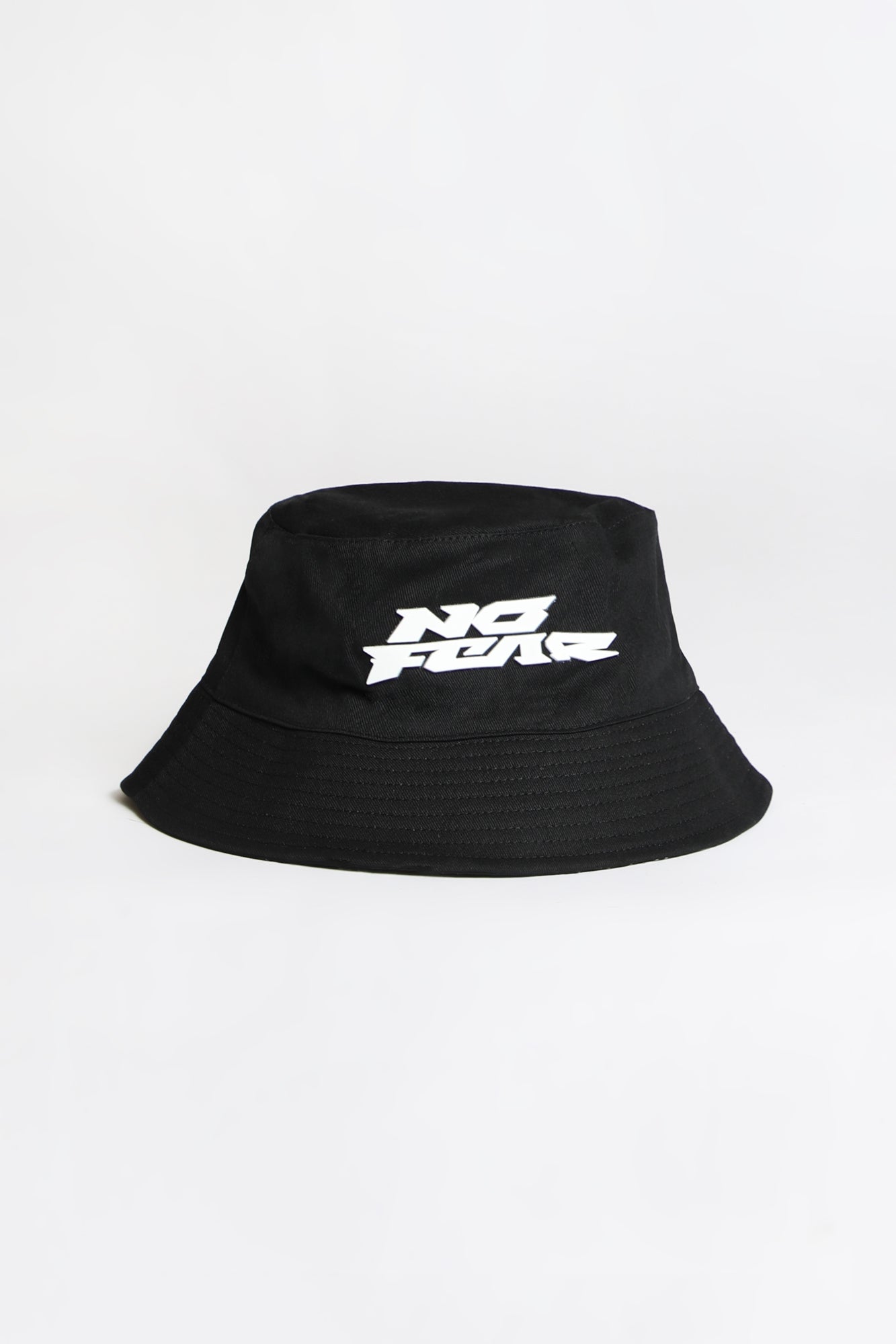 No Fear Youth Reversible Patch Bucket Hat - Black / O/S