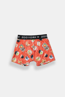 Boxer imprimé chats et sushis Zoo York junior