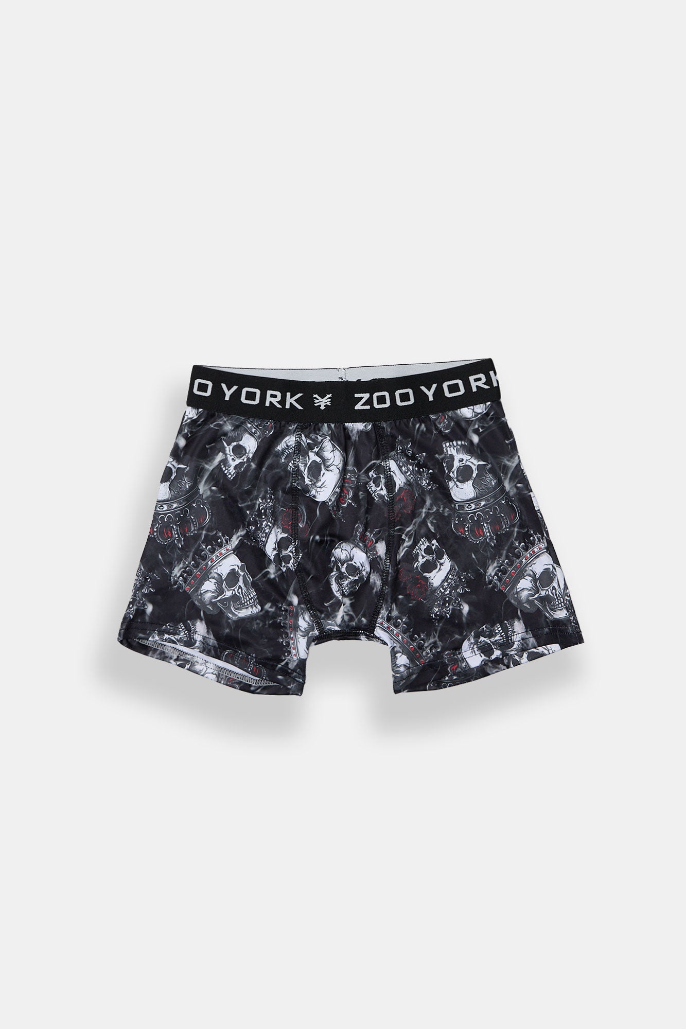 Zoo York Youth Skulls & Smoke Boxer Brief - Black /