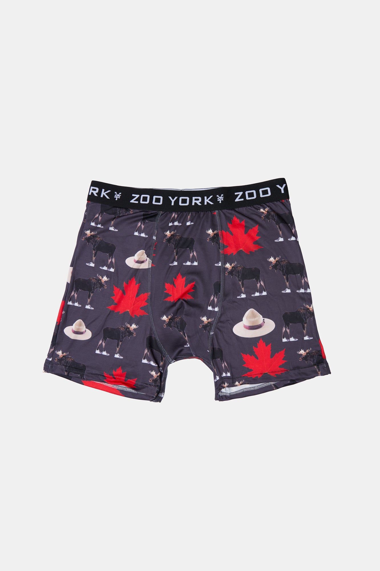 Zoo York Youth Canada Print Boxer Brief - Black /