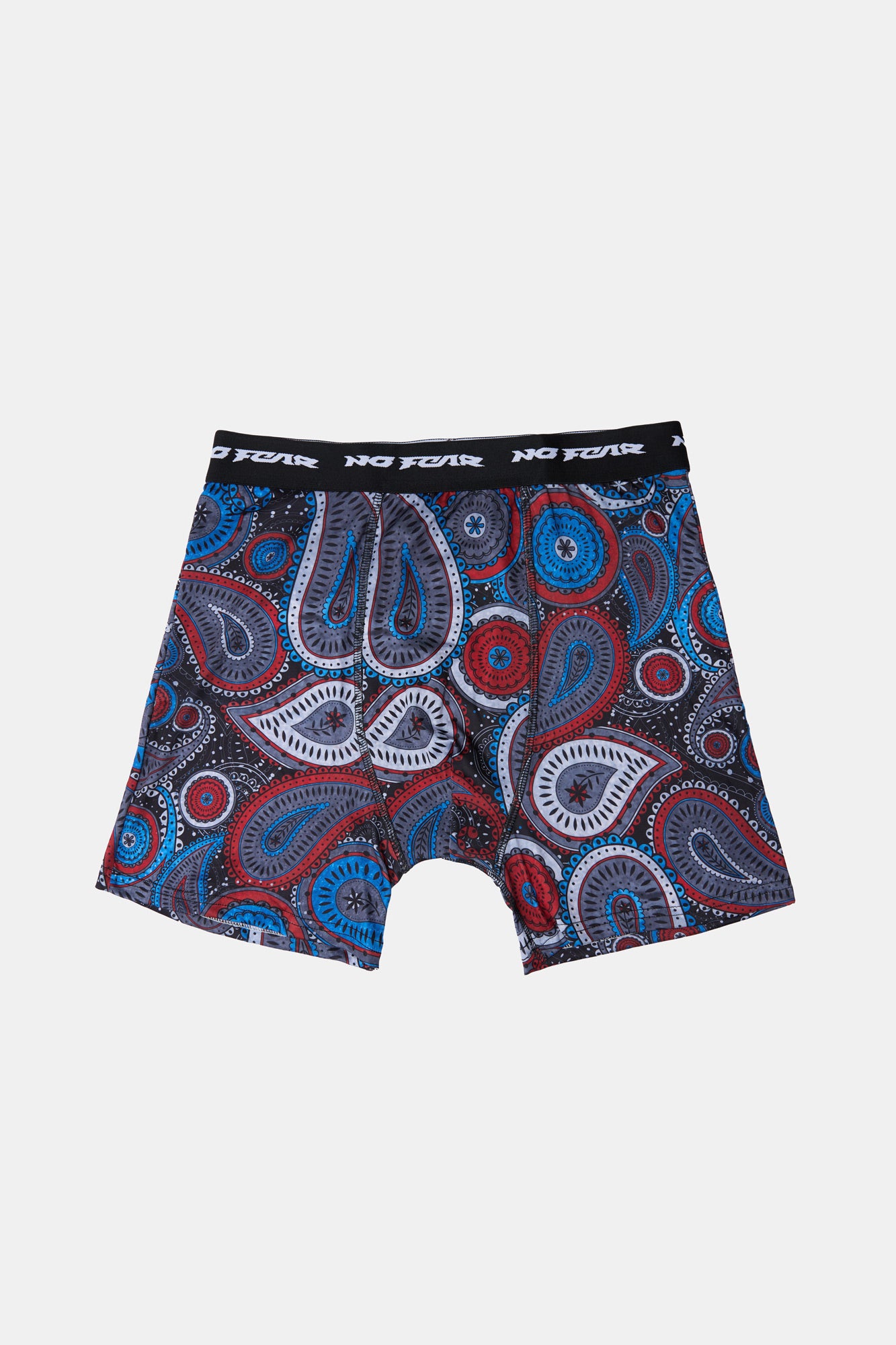 No Fear Youth Paisley Print Boxer Brief - Multi /