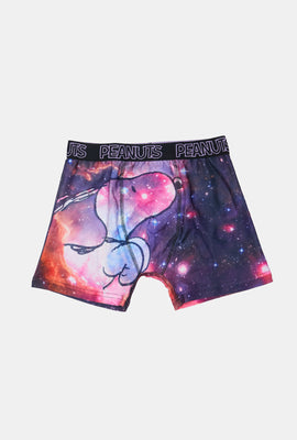 Boxer imprimé galaxie Snoopy junior