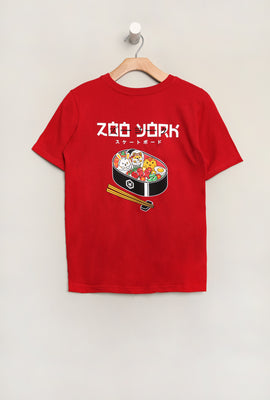 T-Shirt Imprimé Sushi Animal Zoo York Junior