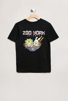 T-shirt imprimé nouilles ramen Zoo York junior