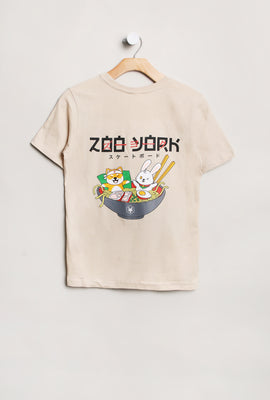 T-shirt imprimé nouilles ramen Zoo York junior