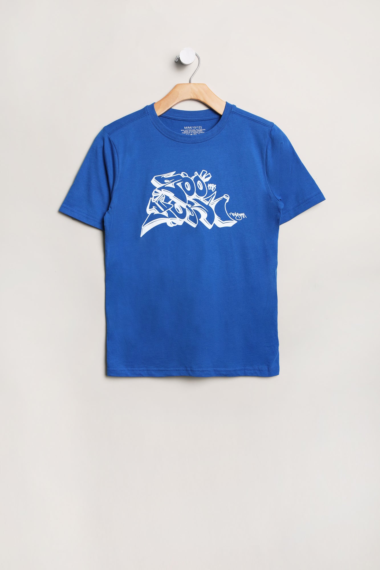 Zoo York Youth Graffiti Logo T-Shirt - Blue /