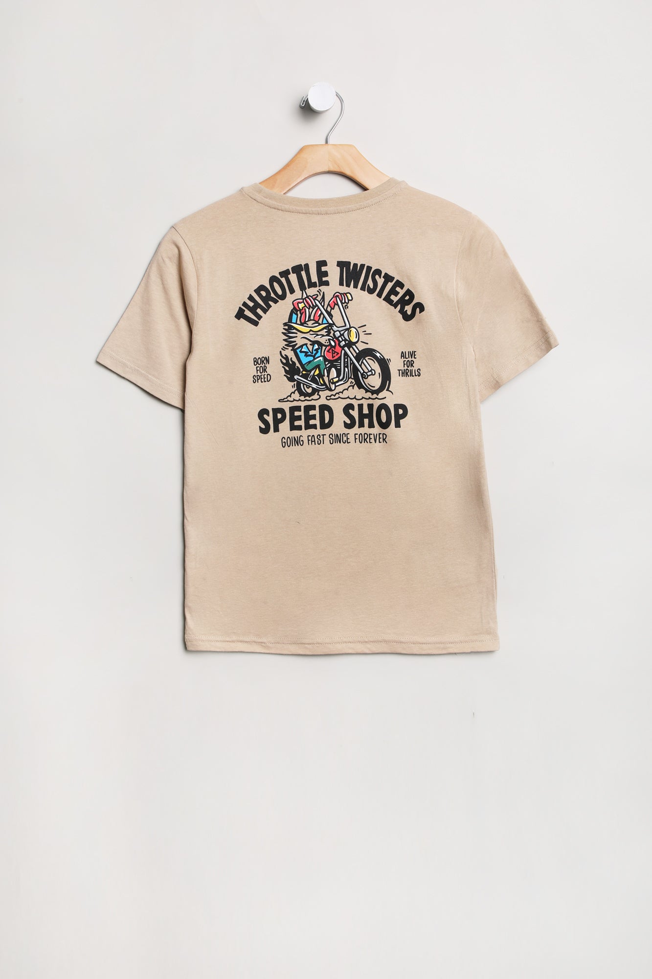 Arsenic Youth Speed Shop T-Shirt - Natural /