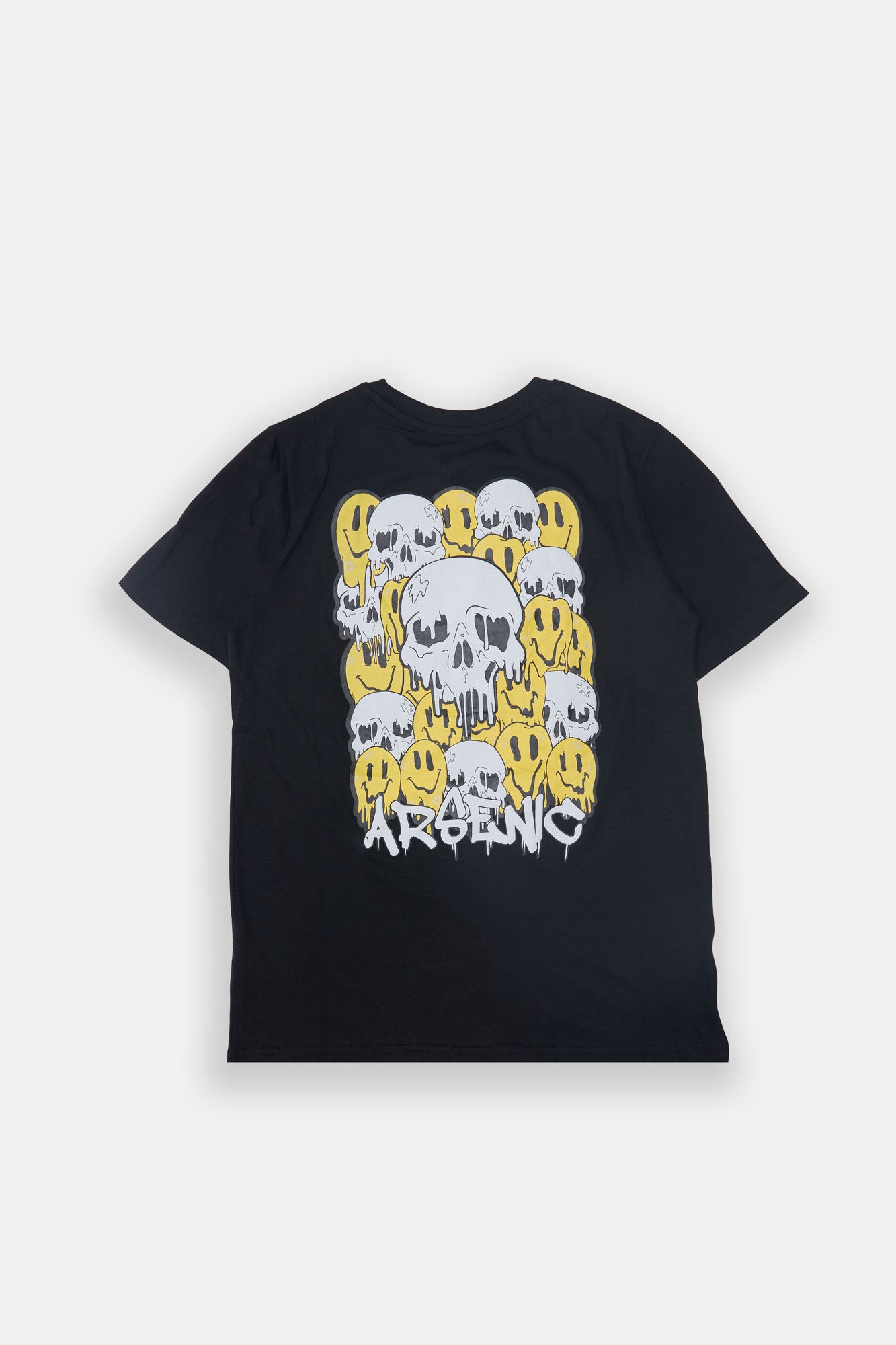 Arsenic Youth Smiley Skulls Graphic T-Shirt - /