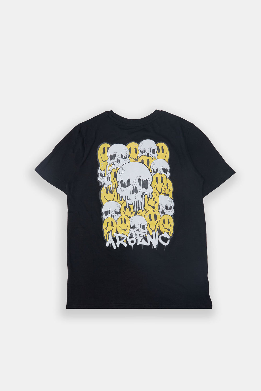 Arsenic Youth Smiley Skulls Graphic T-Shirt Arsenic Youth Smiley Skulls Graphic T-Shirt
