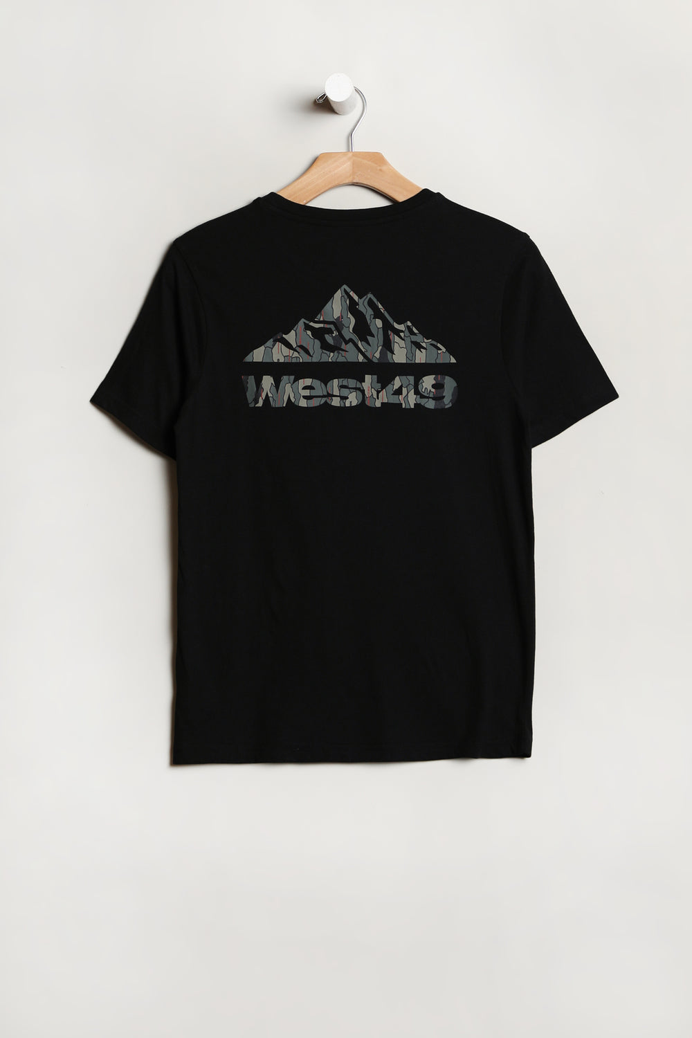 T-Shirt Imprimé Logo Camo Montagne West49 Junior T-Shirt Imprimé Logo Camo Montagne West49 Junior