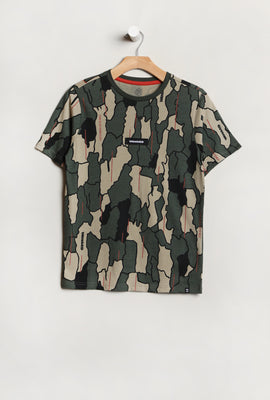 T-Shirt Motif Camouflage West49 Junior