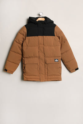 Manteau bouffant bicolore West49 junior