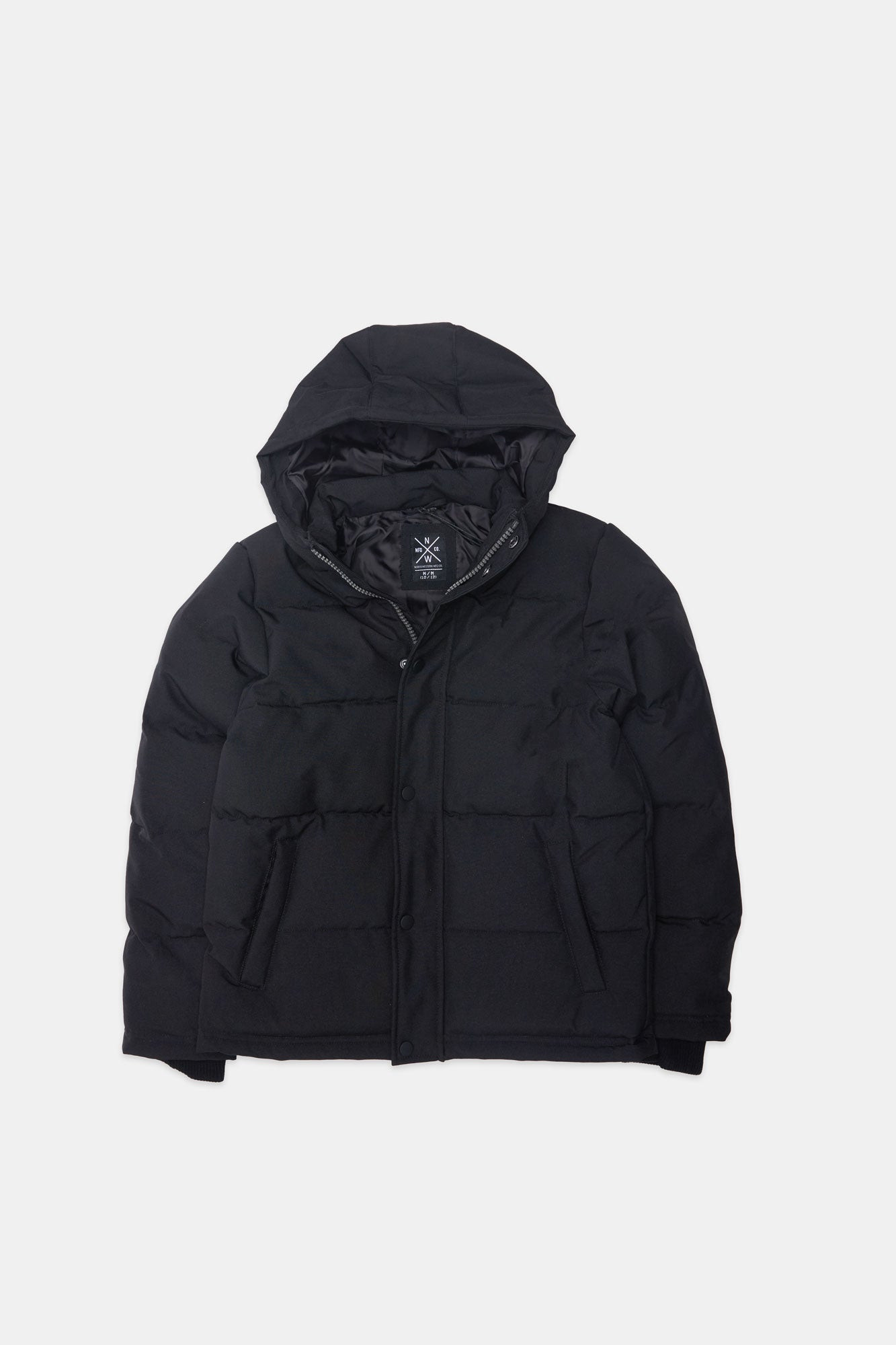 Youth Hooded Puffer Jacket - /