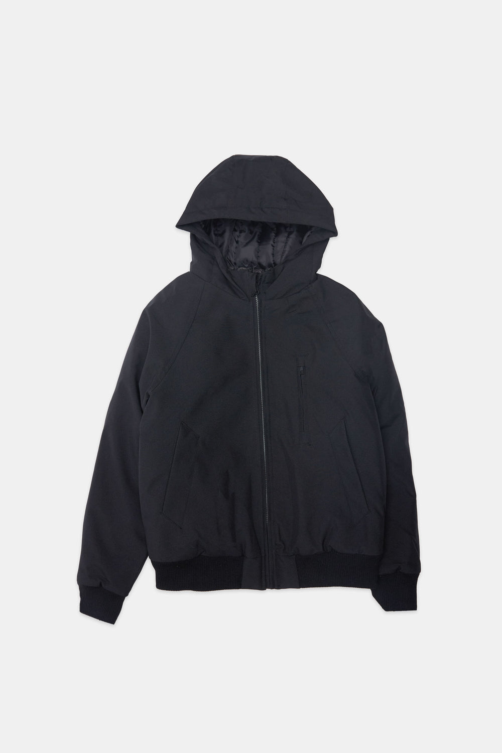 Veste bomber à capuchon et manches raglan junior Veste bomber à capuchon et manches raglan junior