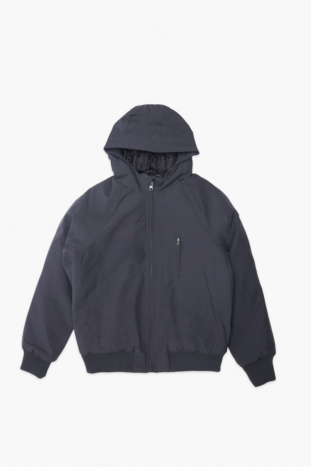 Veste bomber à capuchon et manches raglan junior Veste bomber à capuchon et manches raglan junior