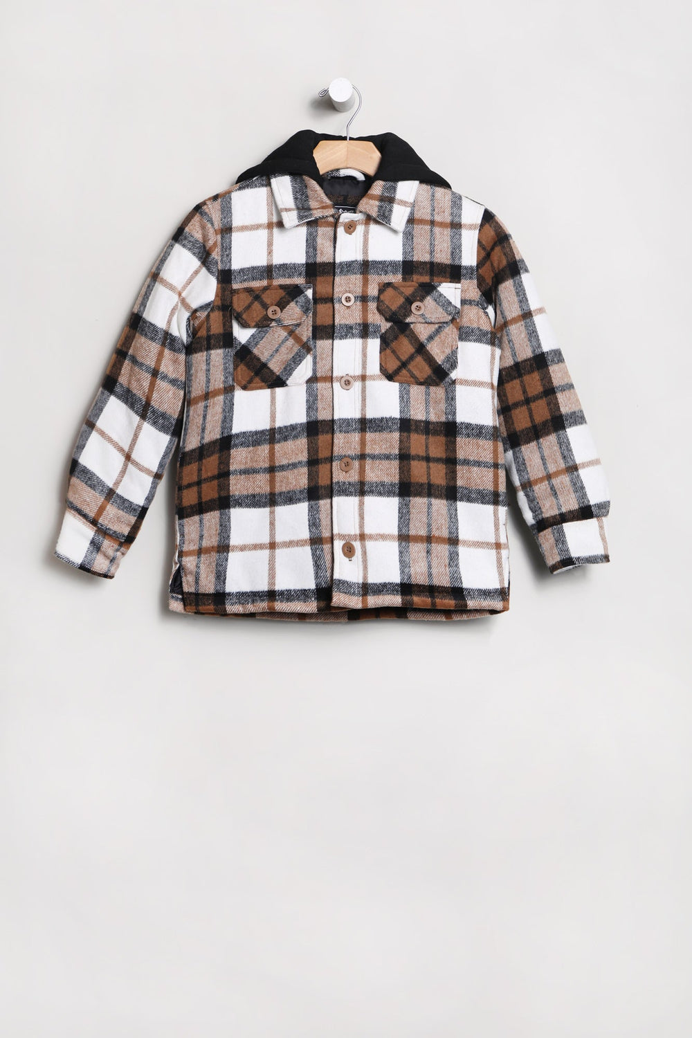 Veste-Chemise à Carreaux West49 Junior Brun