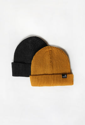 Amnesia Youth Solid Beanie 2-Pack