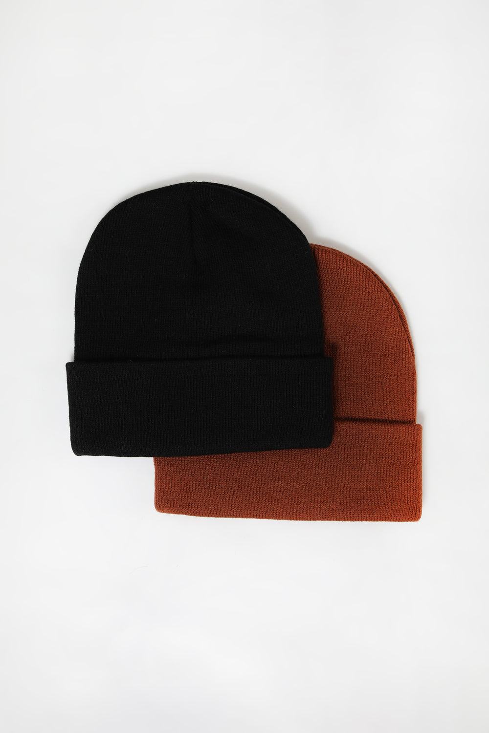 Zoo York Youth Foldup Beanie 2-Pack Rust