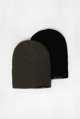 Zoo York Youth Slouch Beanie 2-Pack