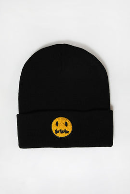 No Fear Youth Smiley Patch Foldup Beanie