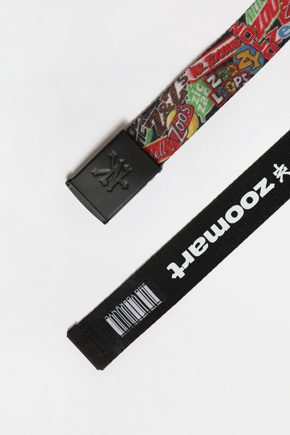 Zoo York Youth Allover Print Reversible Web Belt Zoo York Youth Allover Print Reversible Web Belt