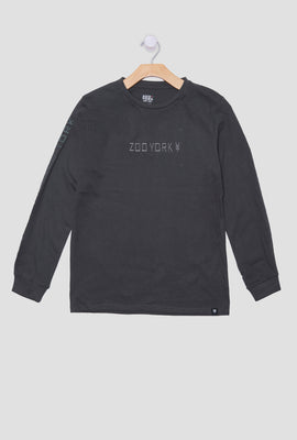 Zoo York Youth Tonal Embroidered Long Sleeve