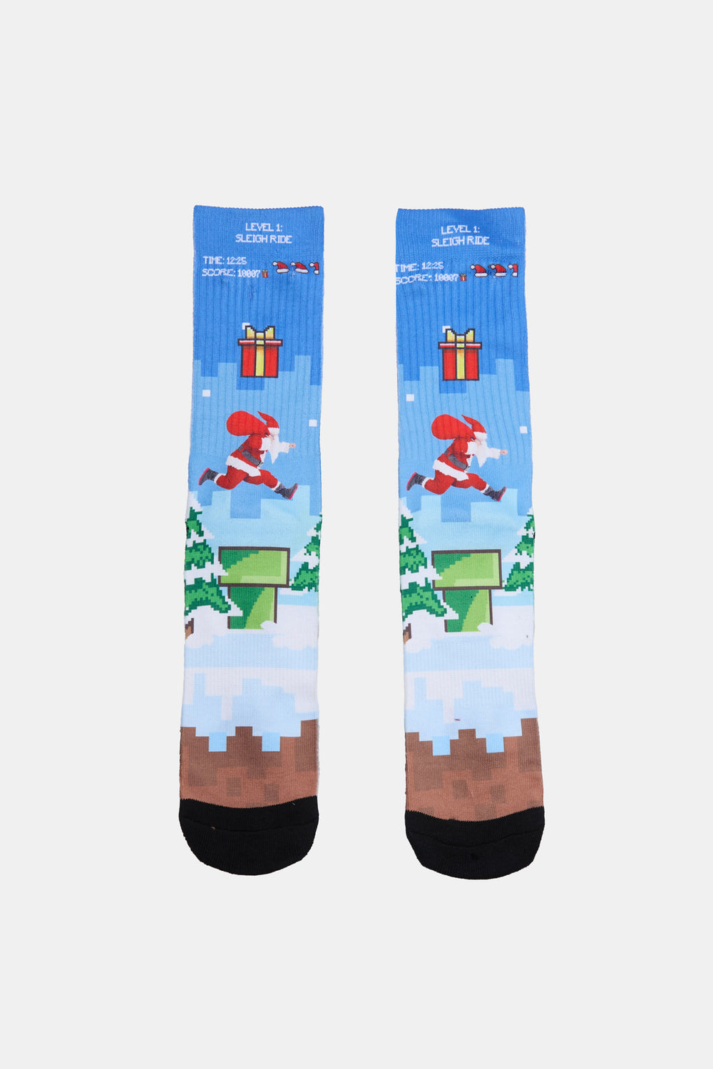 Zoo York Youth Holiday Print Crew Socks Zoo York Youth Holiday Print Crew Socks