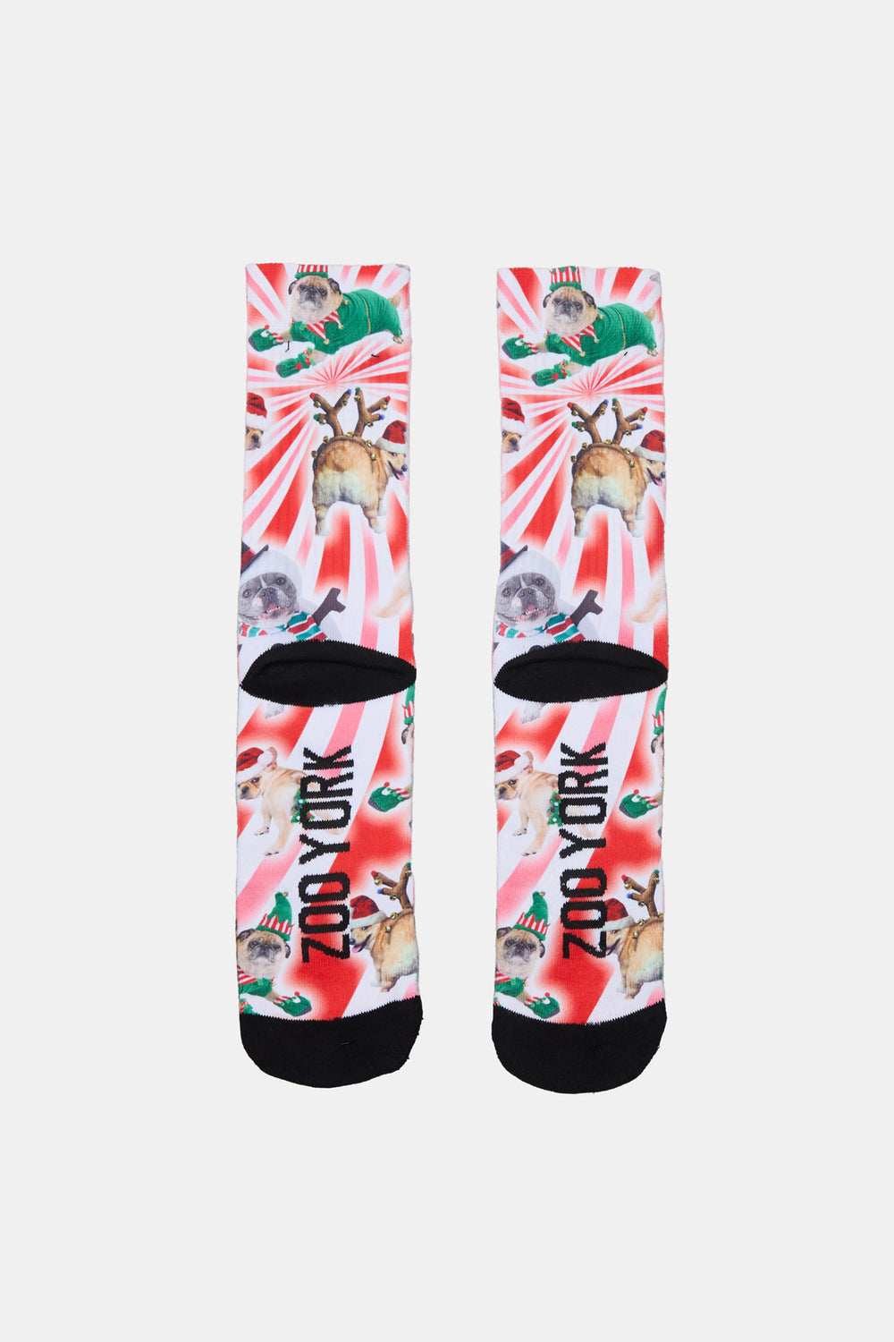 Zoo York Youth Holiday Print Crew Socks Zoo York Youth Holiday Print Crew Socks