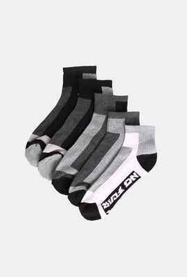 No Fear Youth 5-Pack Logo Ankle Socks