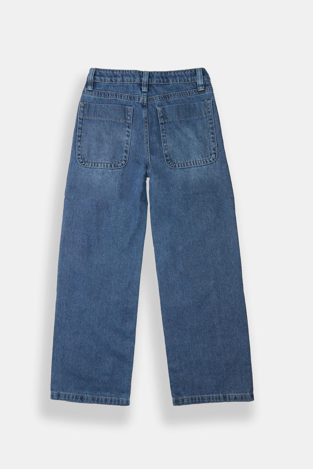 Youth Embroidered Cross Baggy Jeans Youth Embroidered Cross Baggy Jeans