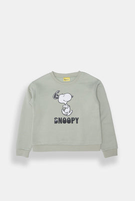 Sweatshirt imprimé Snoopy fille