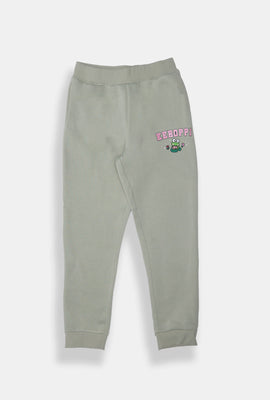 Jogger en molleton imprimé Keroppi fille