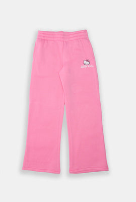 Girls Hello Kitty Wide-Leg Sweatpant