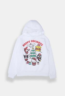 Girls Hello Kitty Happy Holidays Hoodie