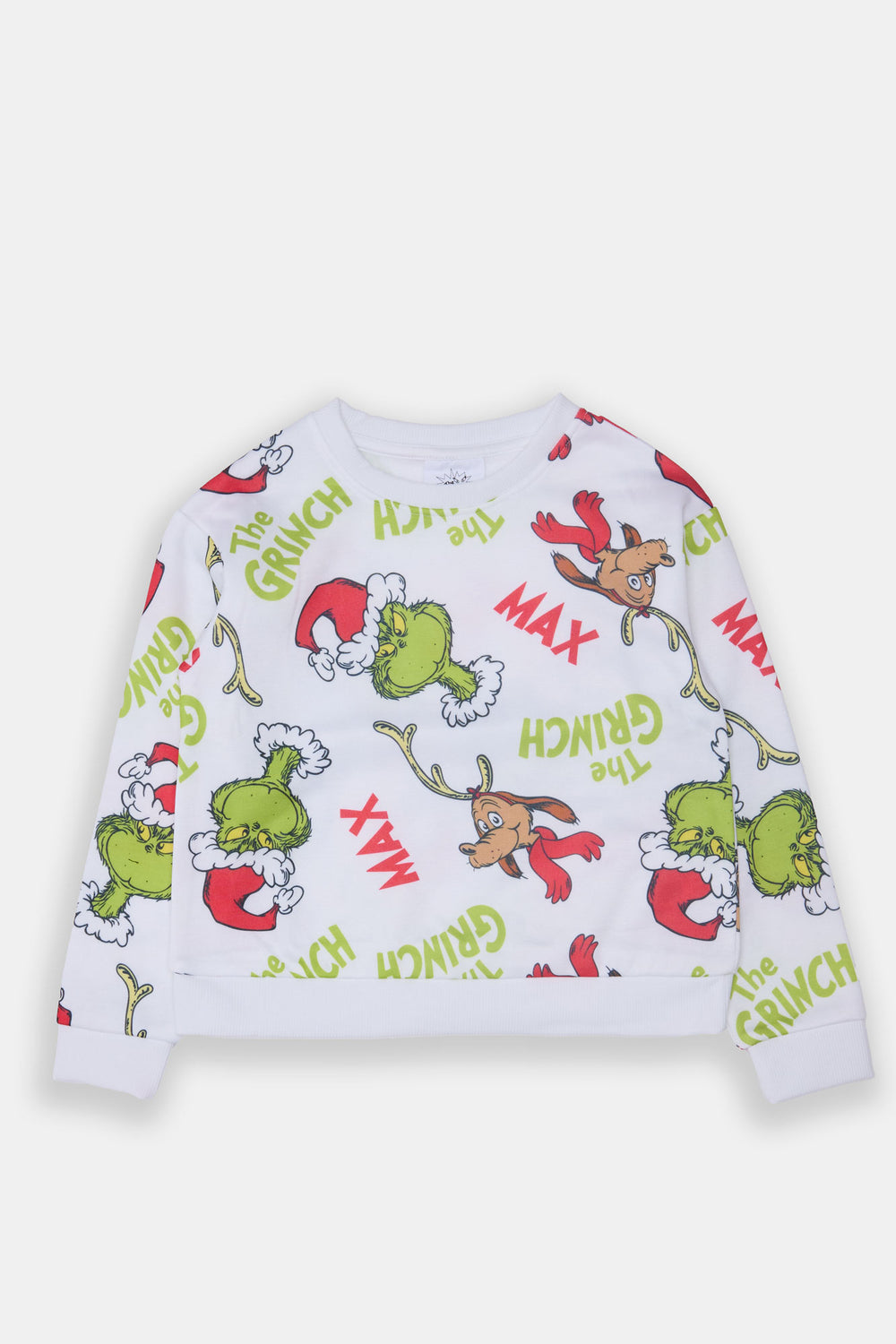 Girls The Grinch & Max Graphic Sweatshirt Girls The Grinch & Max Graphic Sweatshirt