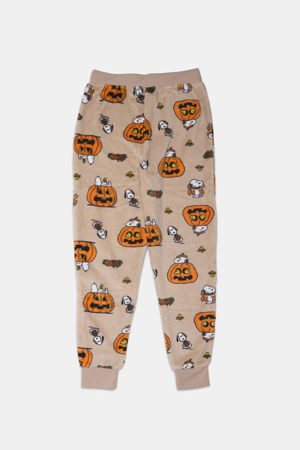 Pantalon de pyjama en peluche citrouille Snoopy fille Pantalon de pyjama en peluche citrouille Snoopy fille