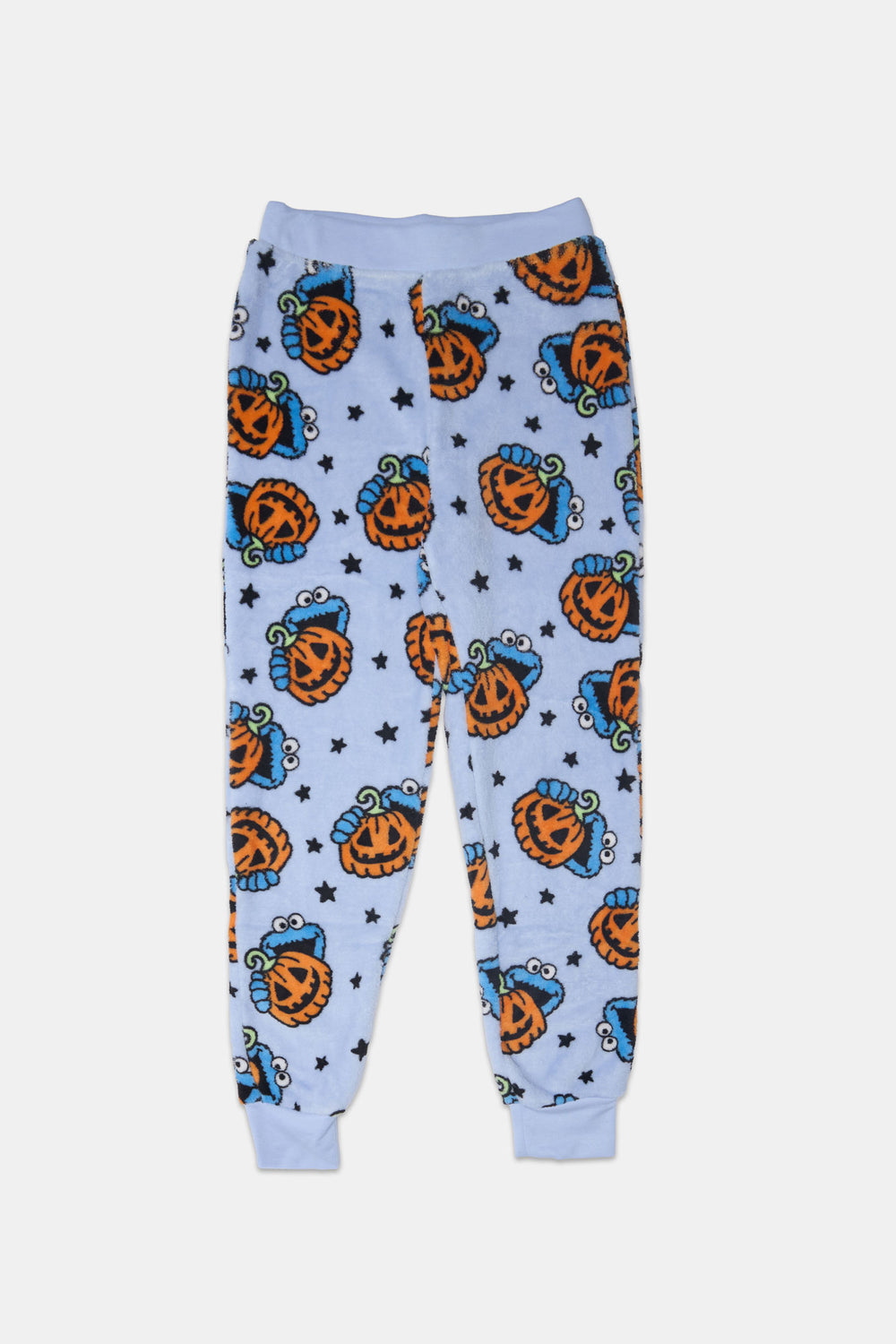 Pantalon de pyjama en peluche citrouille Cookie Monster fille Pantalon de pyjama en peluche citrouille Cookie Monster fille