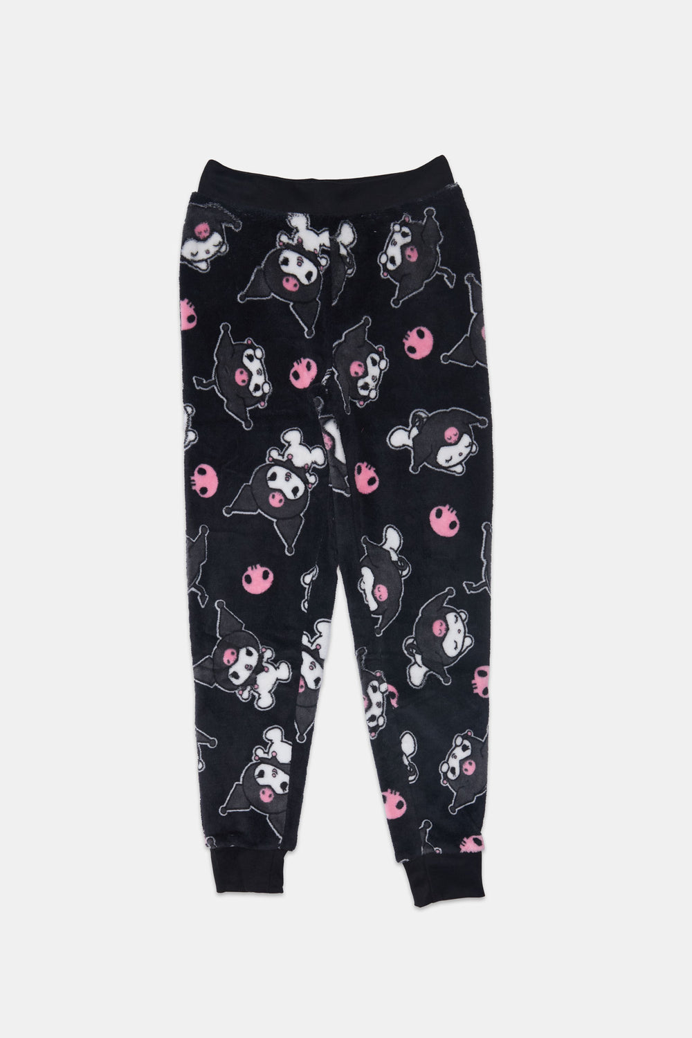 Pantalon de pyjama en peluche Kuromi fille Pantalon de pyjama en peluche Kuromi fille