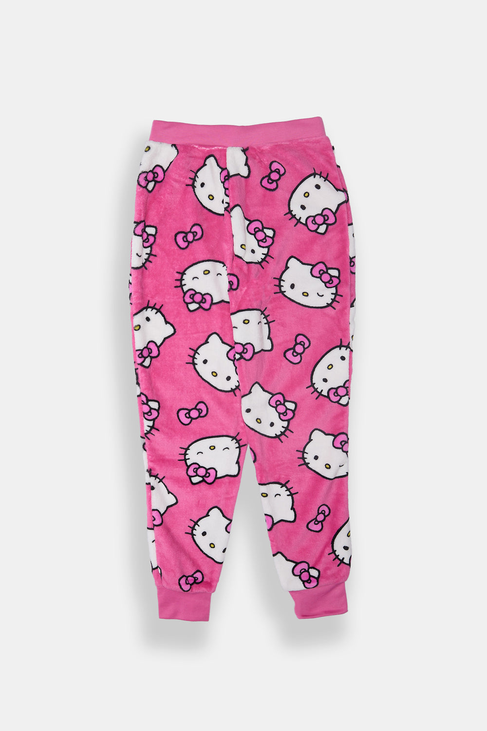 Girls Hello Kitty Bow Plush Pajama Pant Girls Hello Kitty Bow Plush Pajama Pant