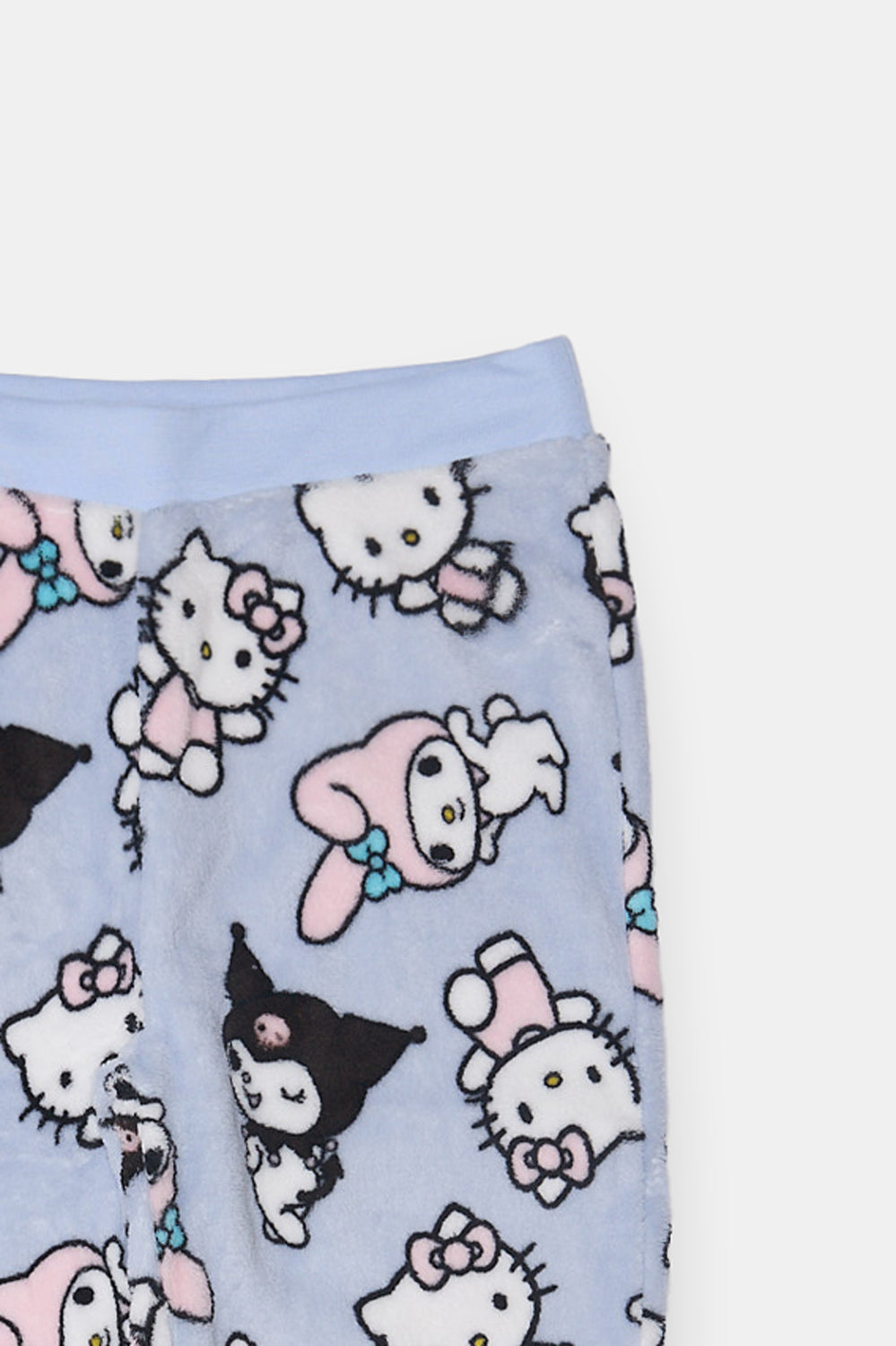 Girls Kuromi My Melody Plush Pajama Pant Girls Kuromi My Melody Plush Pajama Pant