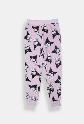 Pantalon de pyjama en peluche Kuromi fille