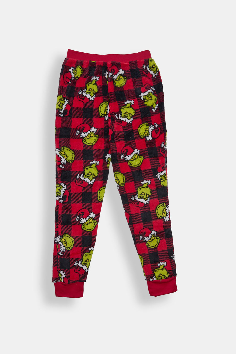Pantalon de pyjama en peluche à carreaux The Grinch fille Pantalon de pyjama en peluche à carreaux The Grinch fille