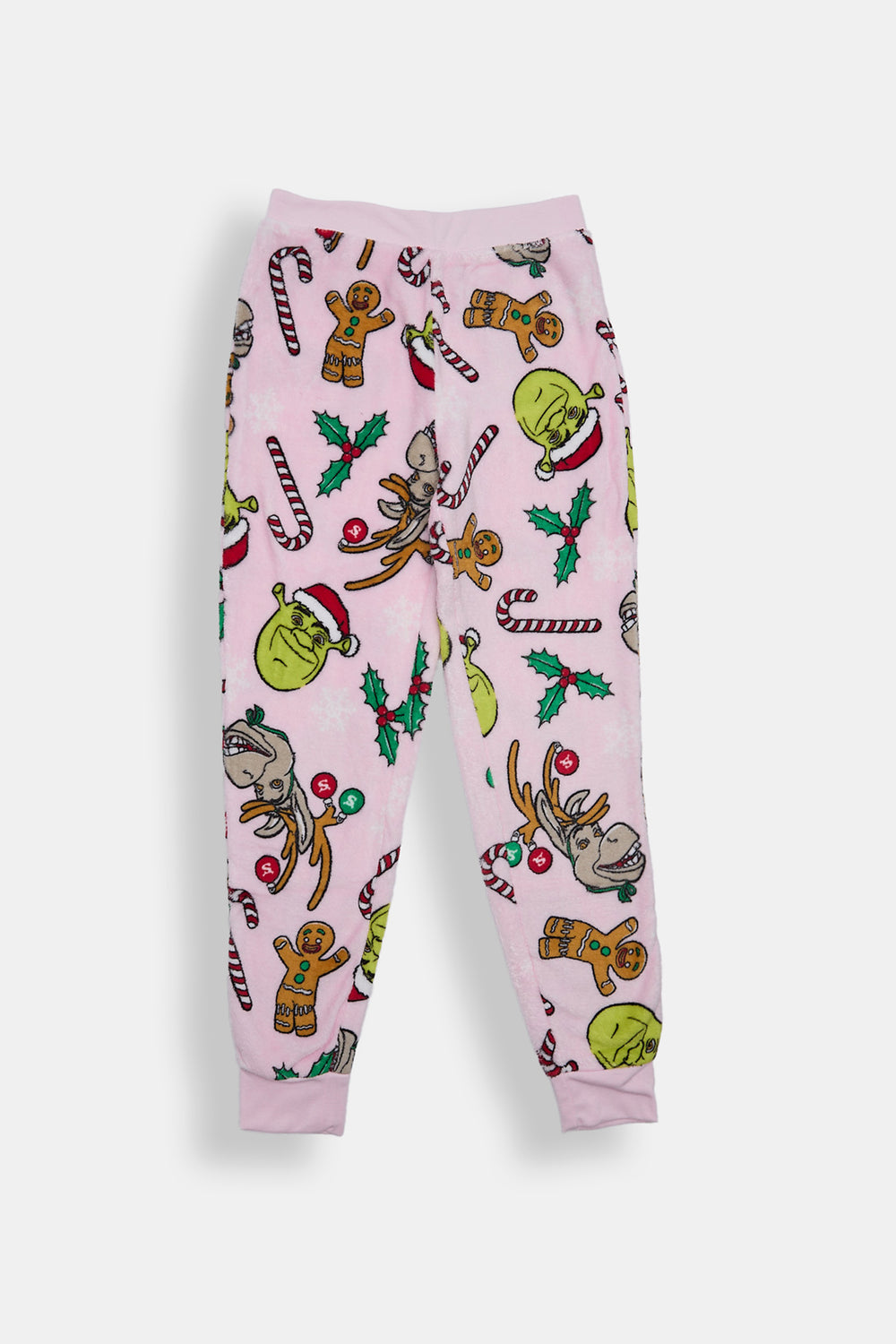Pantalon de pyjama en peluche Shrek de Noël fille Pantalon de pyjama en peluche Shrek de Noël fille