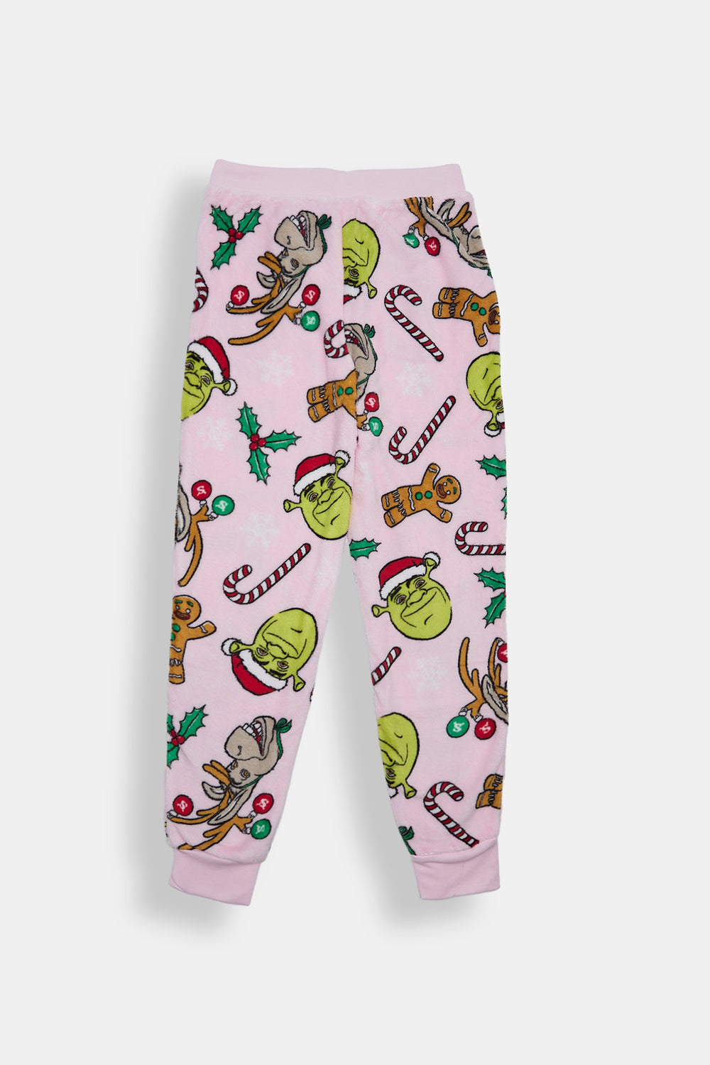 Pantalon de pyjama en peluche Shrek de Noël fille Pantalon de pyjama en peluche Shrek de Noël fille