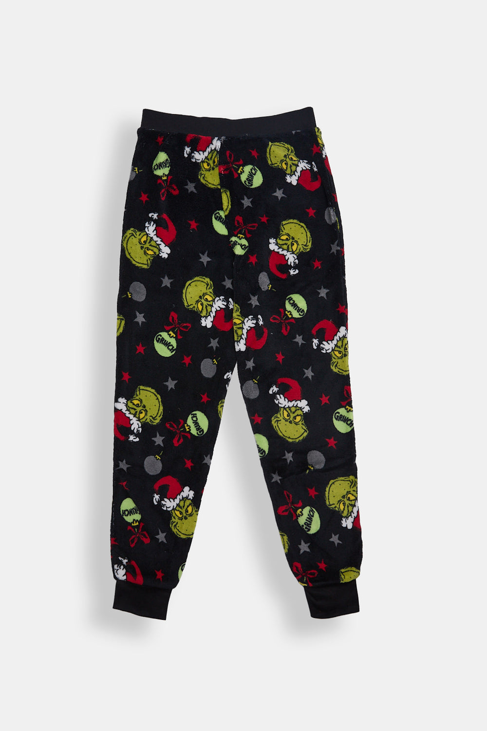 Pantalon de pyjama en peluche décorations de Noël The Grinch fille Pantalon de pyjama en peluche décorations de Noël The Grinch fille