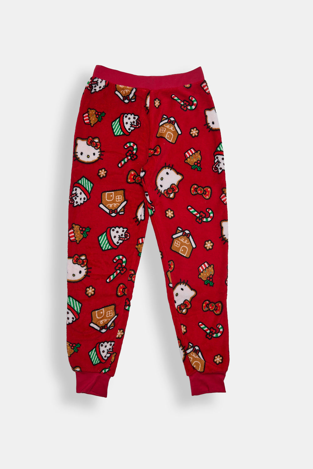 Pantalon de pyjama en peluche Hello Kitty de Noël fille Pantalon de pyjama en peluche Hello Kitty de Noël fille
