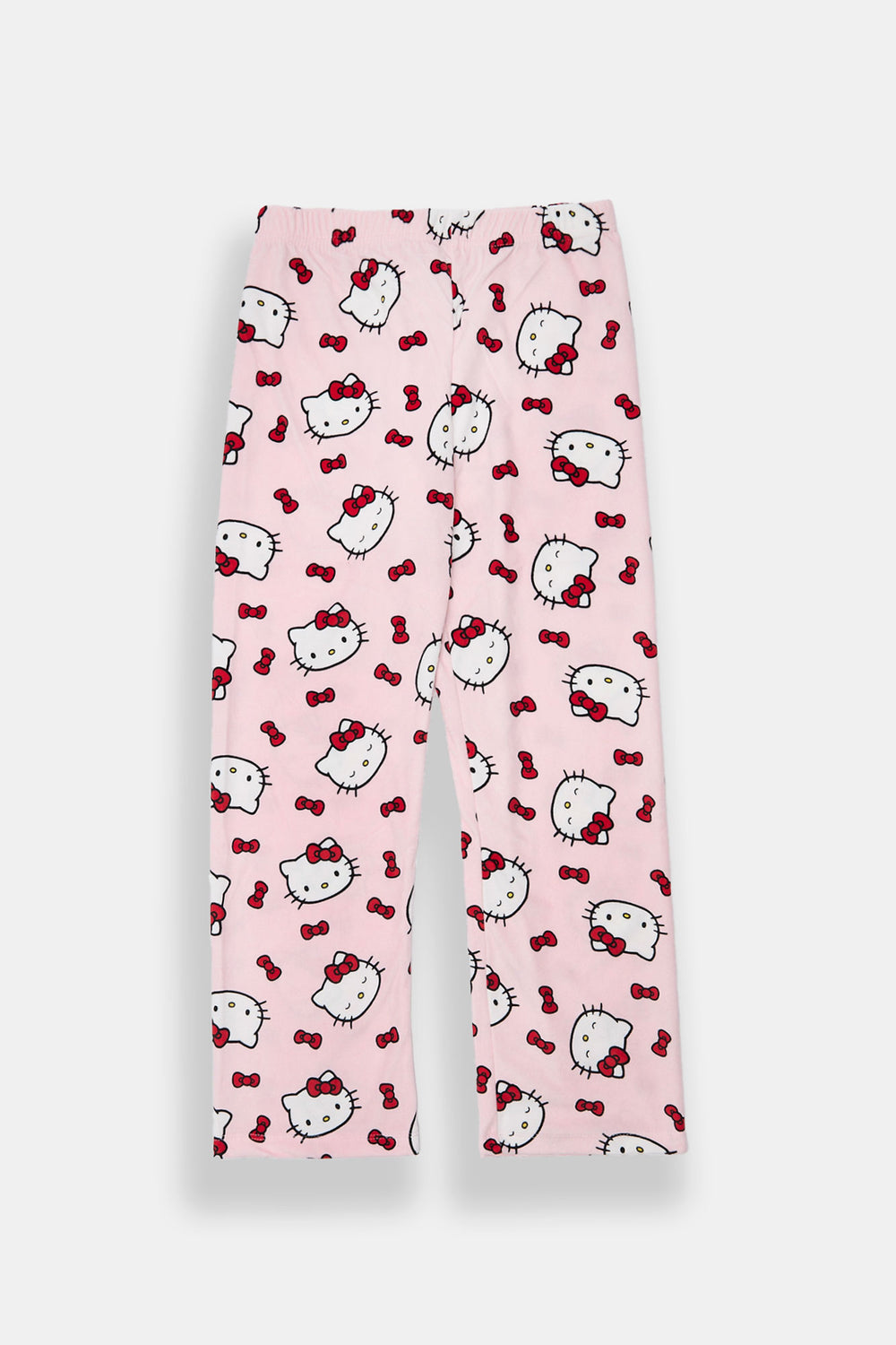 Girls' Hello Kitty 2-Piece Velour Pajama Shirt & Pants Set Girls' Hello Kitty 2-Piece Velour Pajama Shirt & Pants Set