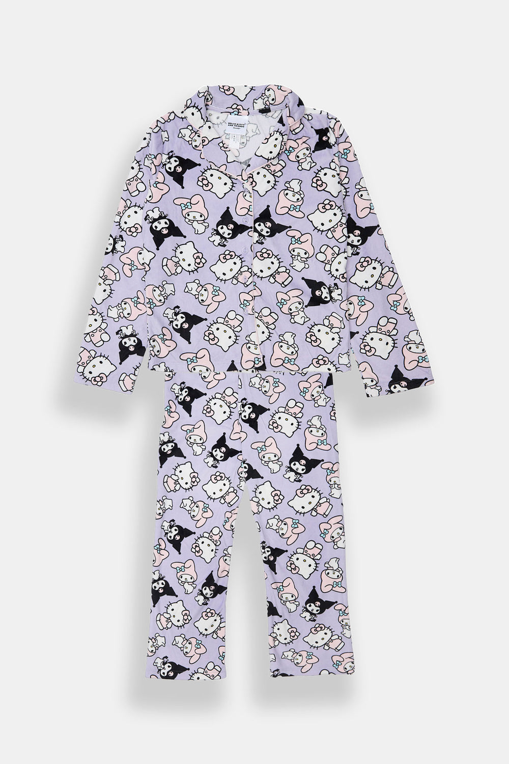 Ensemble de pyjama 2 pièces imprimé Hello Kitty And Friends fille Ensemble de pyjama 2 pièces imprimé Hello Kitty And Friends fille