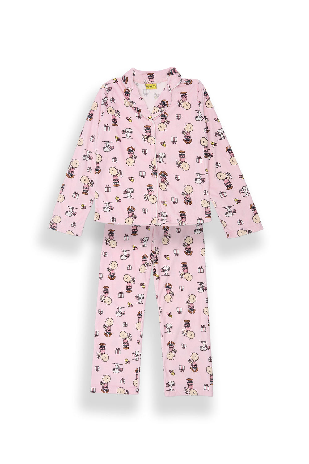 Girls Peanuts Snoopy 2-Piece Pajama Shirt & Pant Set Girls Peanuts Snoopy 2-Piece Pajama Shirt & Pant Set