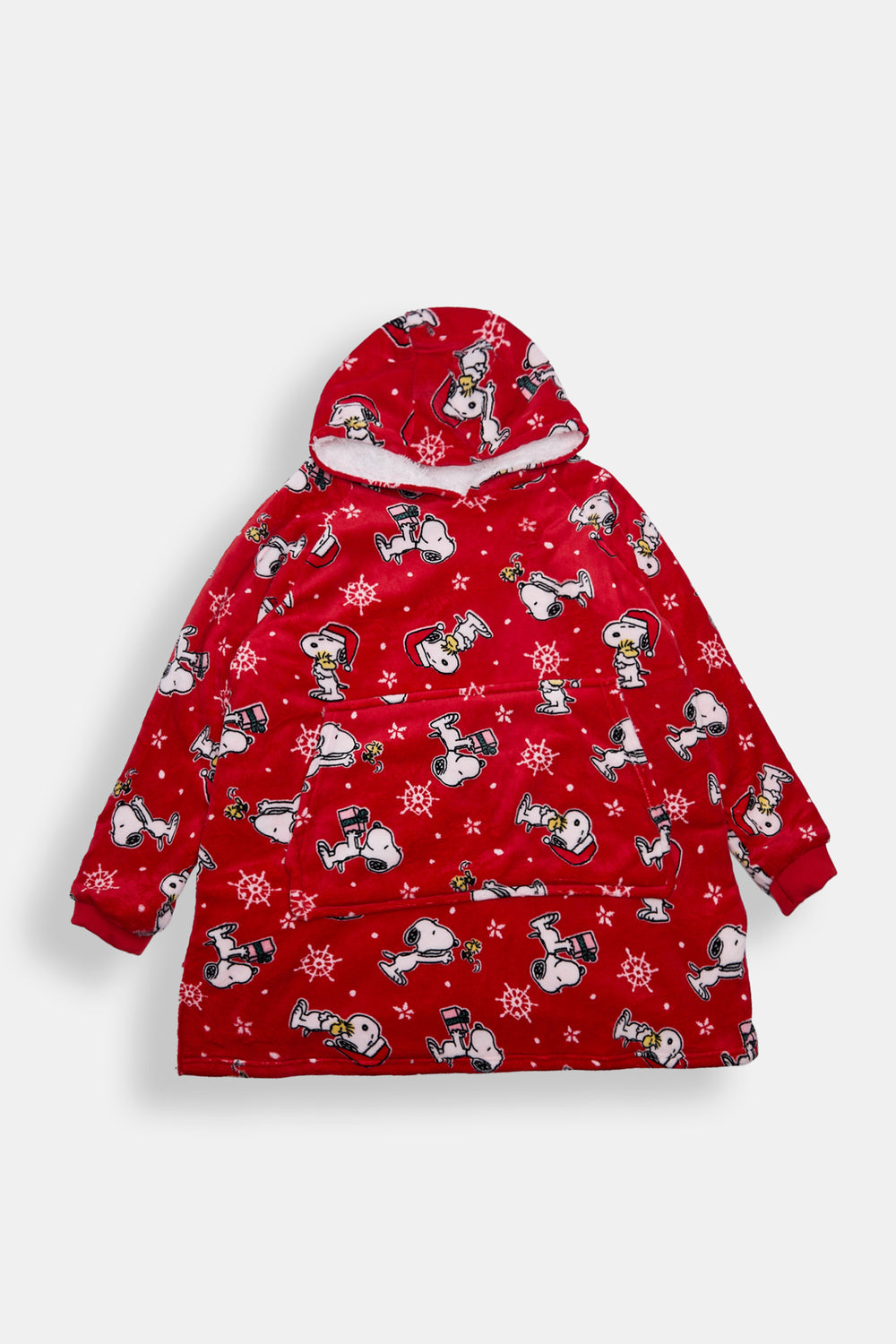 Girls Snoopy Winter Oversized Blanket Hoodie Girls Snoopy Winter Oversized Blanket Hoodie